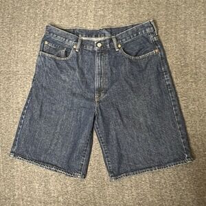 Levis 550 Jean Shorts Mens 38‎ Jorts Blue Denim Y2K Skater Dad
